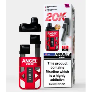 Red Edition Angel 20000 Rechargeable Disposable Pod Kit